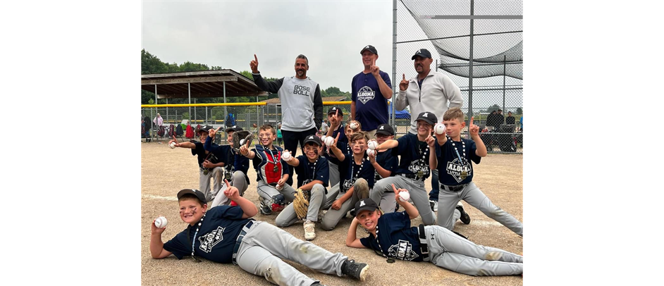 2023 Minors Baseball District 9 Tournament Champions